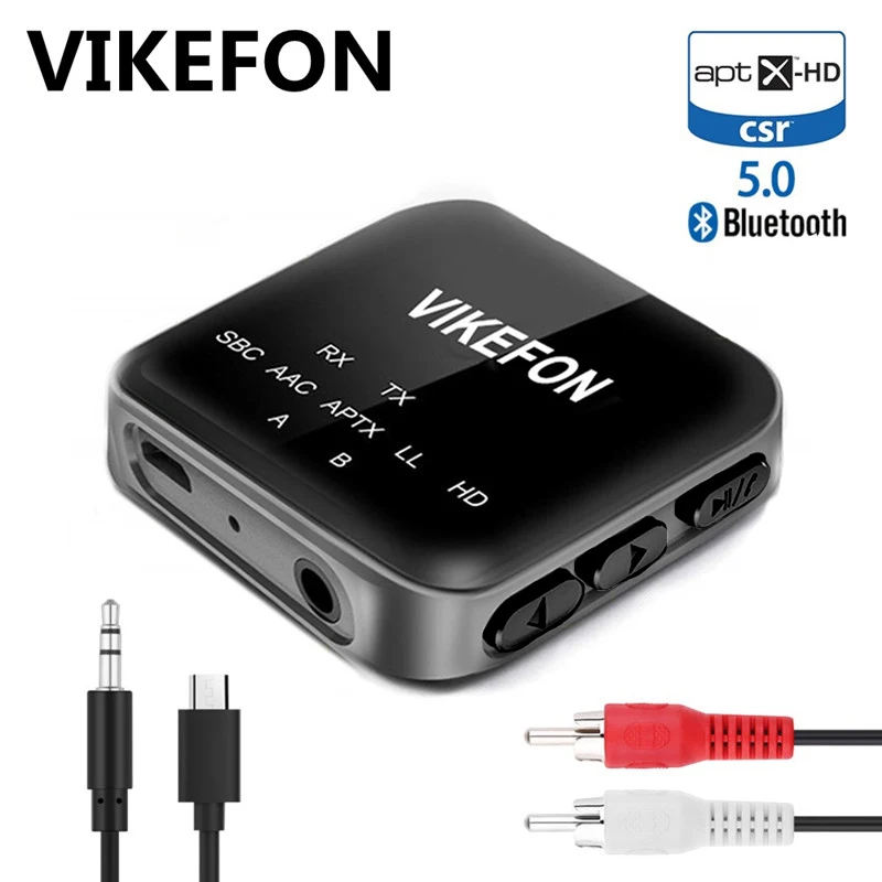 Приемник и передатчик Bluetooth 5 0 Aptx HD LL беспроводной аудиоадаптер для громкой связи