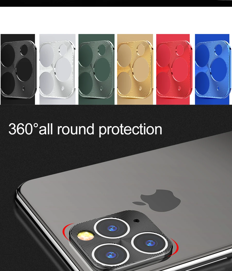 Защитная пленка для объектива камеры для iPhone 11 Pro XS Max XR X чехол металлический защитный чехол для объектива телефона для iPhone X XR XS 11 Pro Чехол