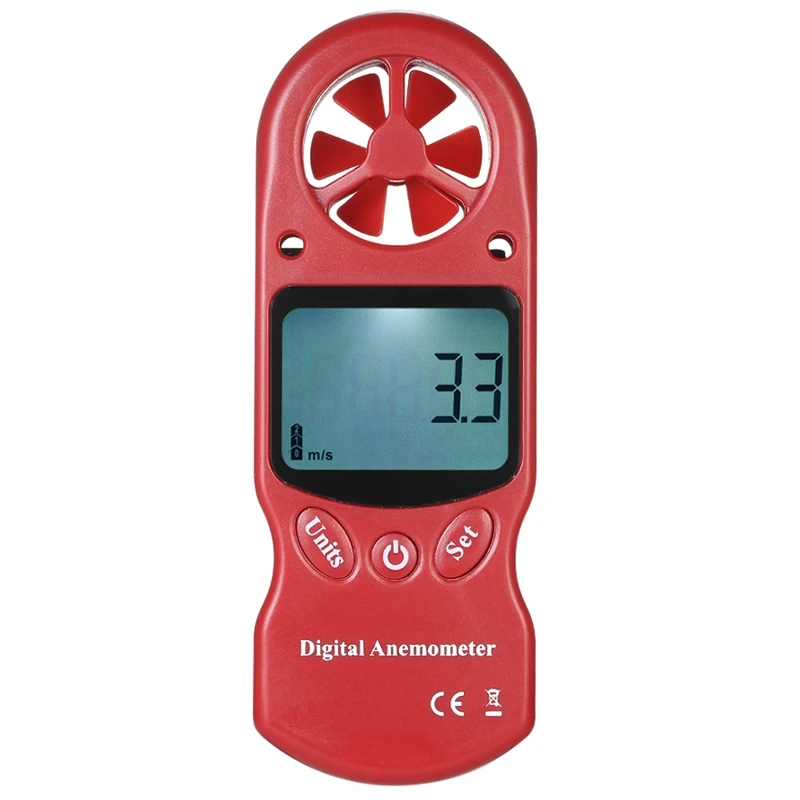 8 в 1 Tl-302 цифровой Анемометр ЖК-дисплей термометр гигрометр Температура Влажность