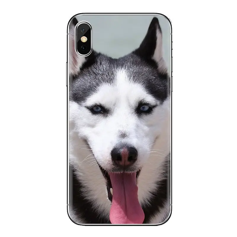 Прозрачные мягкие чехлы милые игрушечная Лайка собака для Samsung Galaxy A3 A5 A7 A9 A8