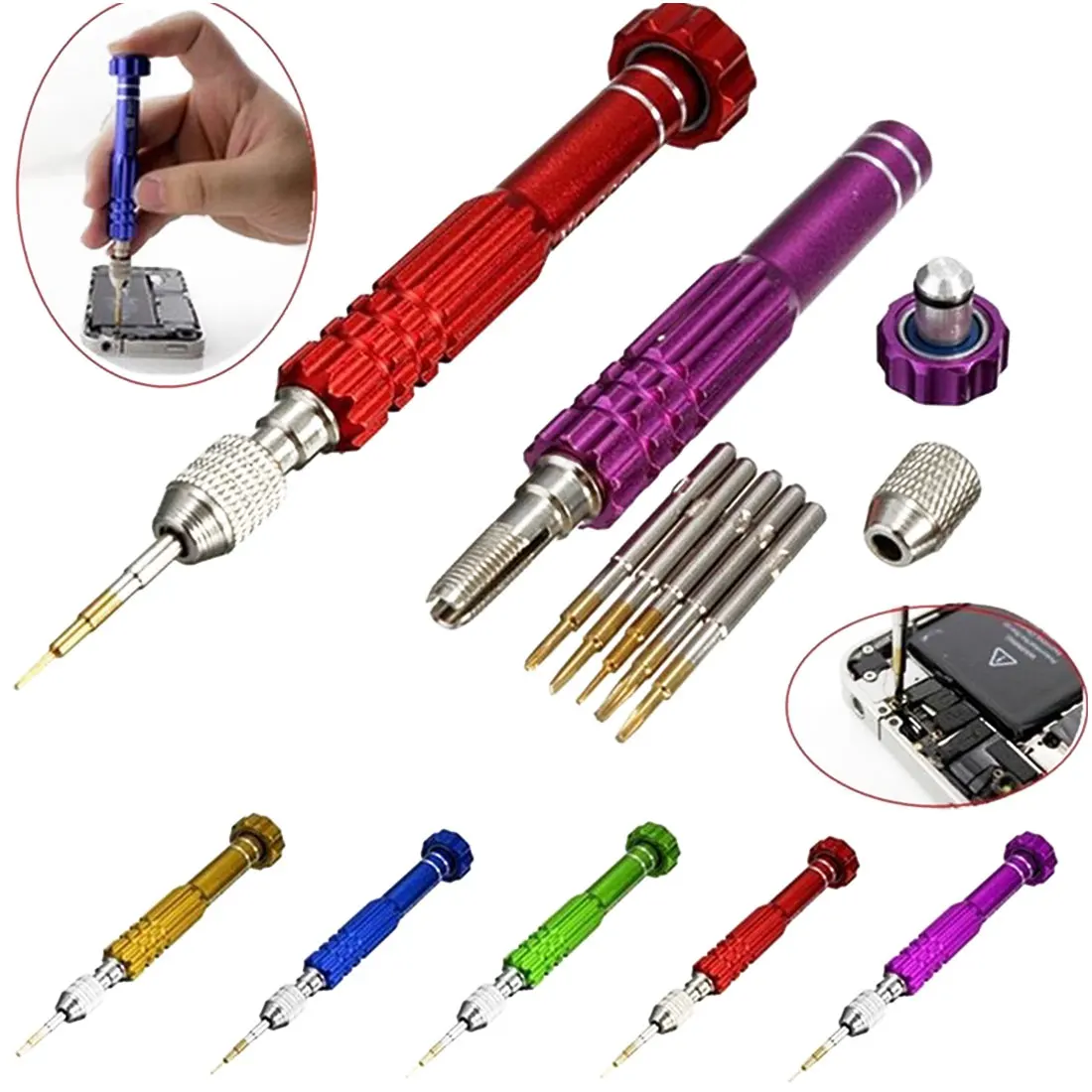 Набор Магнитных отверток для iPhone 6 7 8 Plus X XS 11Pro профессиональный ремонт открывания