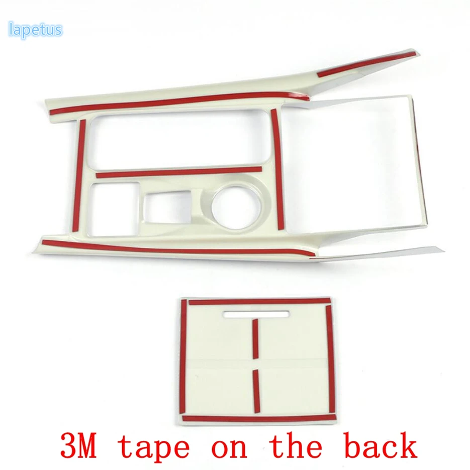 

Auto Styling Transmission Shift Panel Cup Slot Decoration Frame Cover Trim Fit For Ford Explorer 2020 2021 ABS Accessories