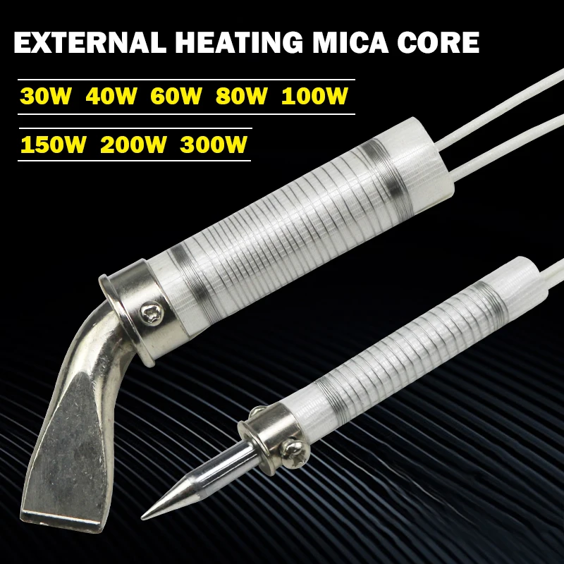 

1pcs Electric soldering iron 30W 40W 60W 80W 100W External Heating Soldering Iron Heater Core Heats Soldering Iron 220V Welding
