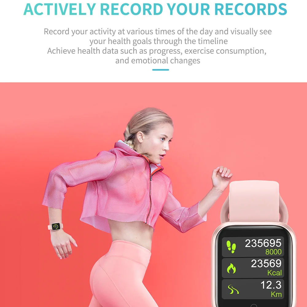 В наличии умные часы фитнес-трекер Smartband активность браслет Bluetooth