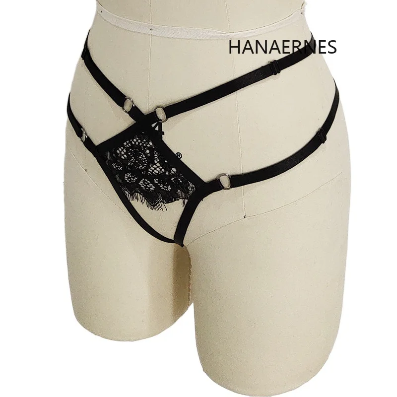 

Women Black Harajuku Belt Garter Sexy Body Bondage Underwear Harness Belts Leather Garters Women Lingerie Accessory Waist Leg