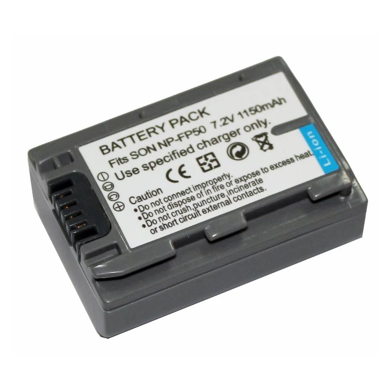 1150 мАч NP-FP50 NPFP50 батарея для Sony NP-FP30 NP-FP60 NP-FP70 NP-FP71 NP-FP90 SX40R SX41 DCR-SX40 NP FP50 | Электроника