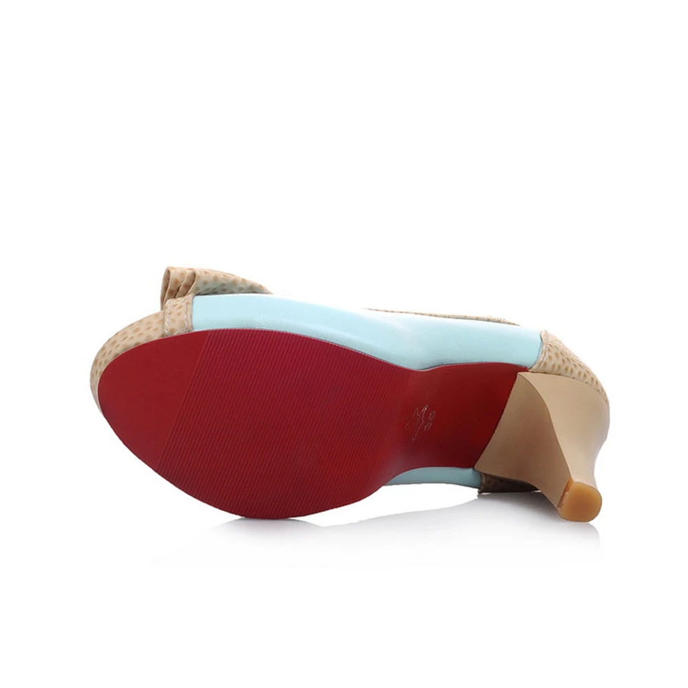 Женские босоножки на высокой платформе и каблуке бабочке высокие туфли лодочки