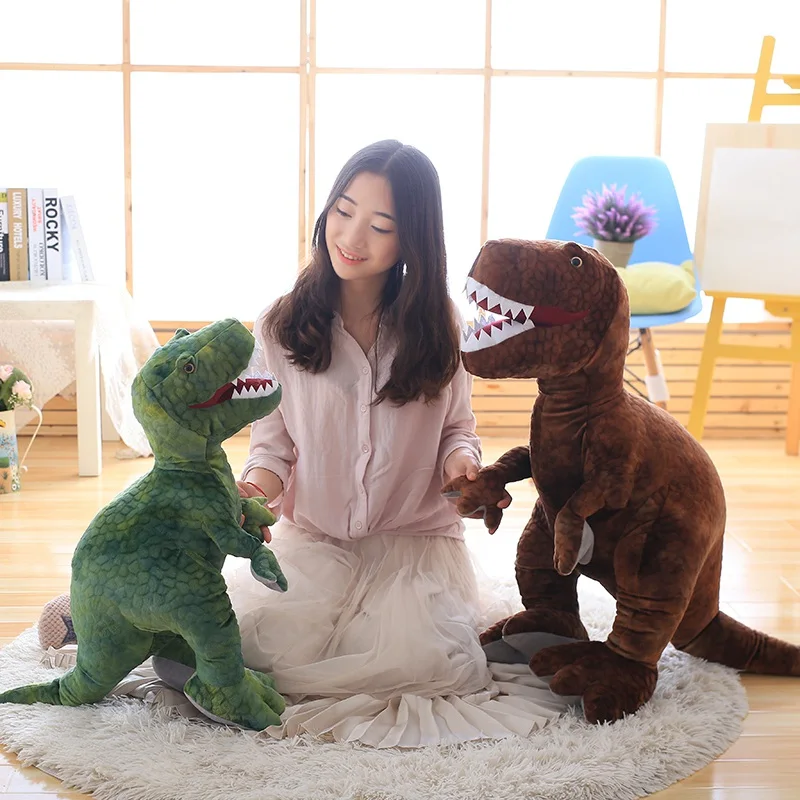 

Nice Huggable Dinosaur Plush Toys Cartoon Simulation Tyrannosaurus Cute Stuffed Toy Dolls for Kids Children Boys Birthday Gift