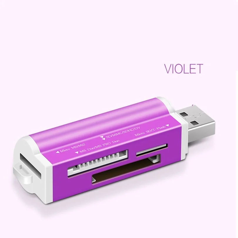 4 в 1 устройство чтения карт памяти Micro USB 2 0 usb адаптер для SD карты TF M2 MMC MS PRO DUO