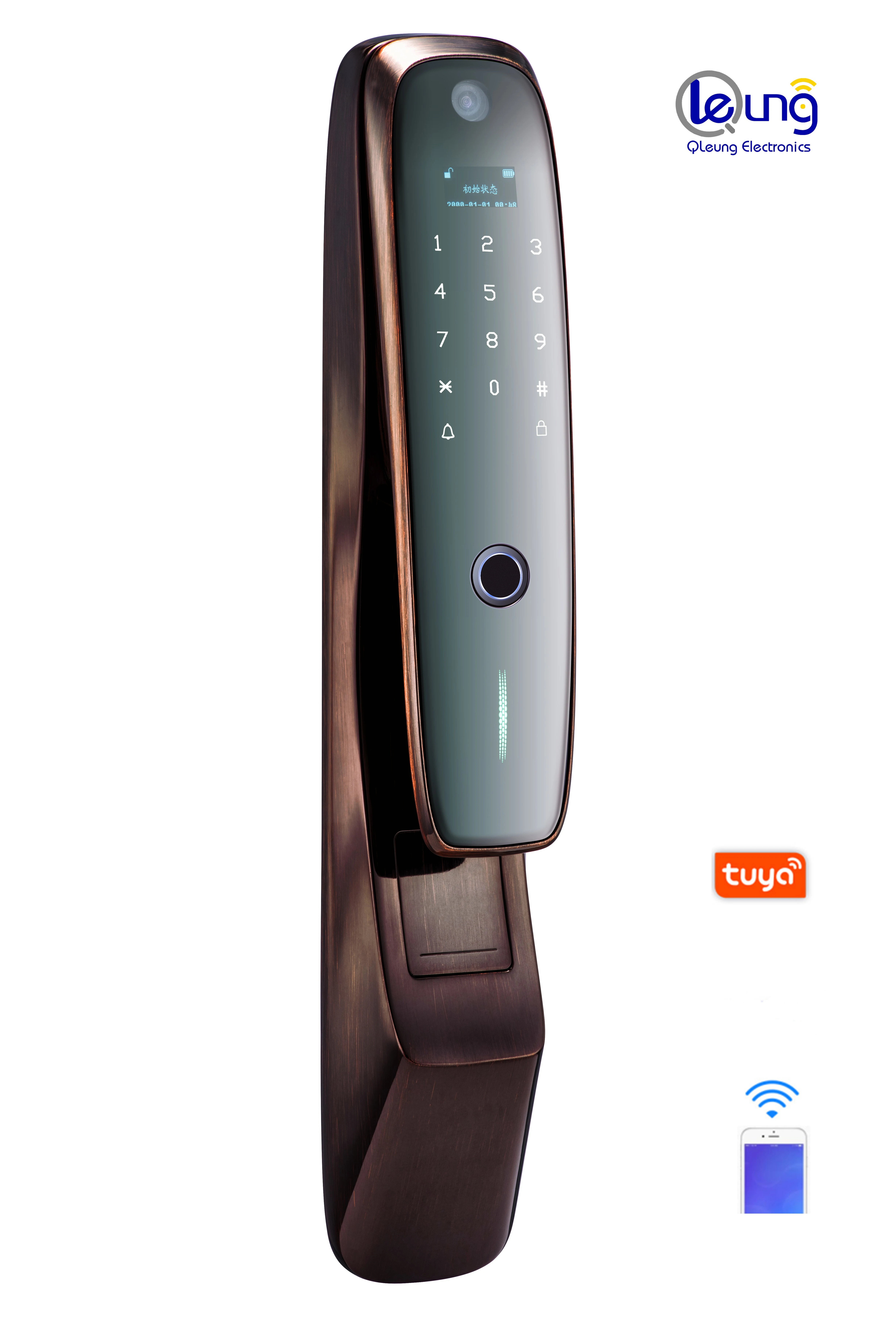 Умный дверной замок Qlueng S918 с Wi-Fi цифровым приложением для дома паролем и