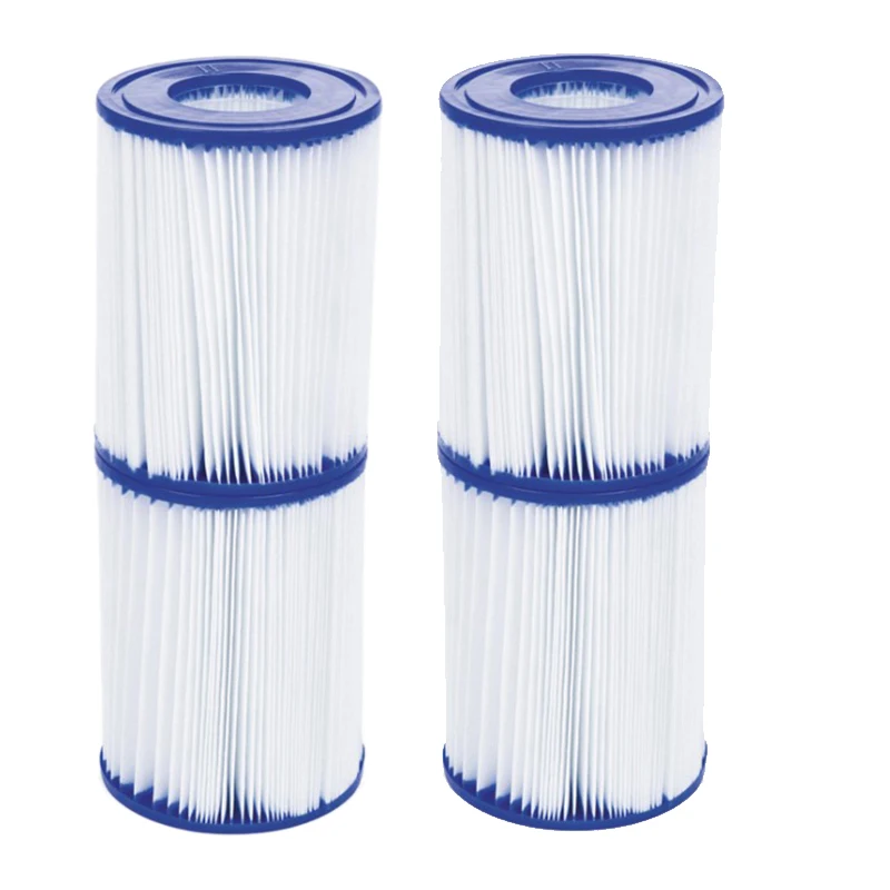 

4PCS Filter Elements Bracket Pool Filter Pump Filter 530 Gallon Water Filter Pump Filter