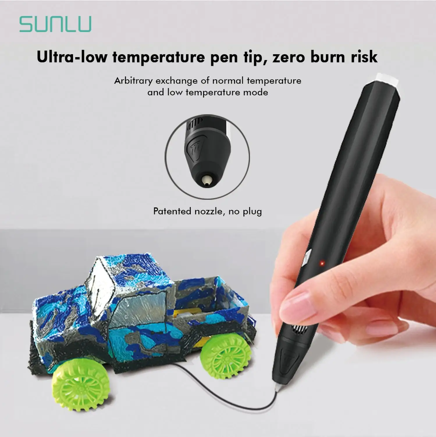SUNLU 3D Ручка для автомобиля DIY Подарочная коробка с игрушкой автомобильные