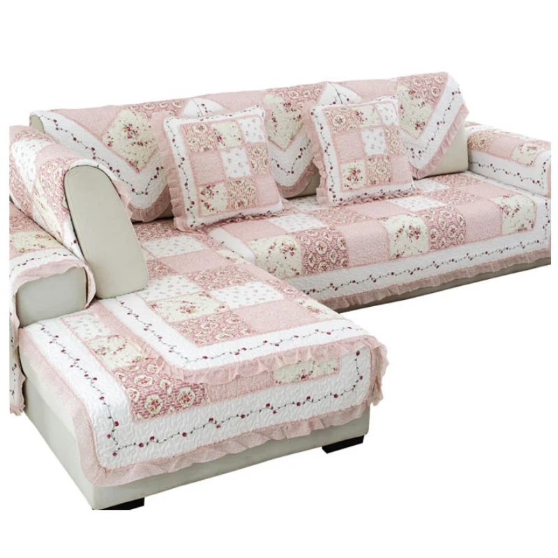 

Best Cotton Sofa Cover Four Seasons Universal Couch Cover Slipcover Cushion Corner Sofa Covers For Living L Sofas 3-seater