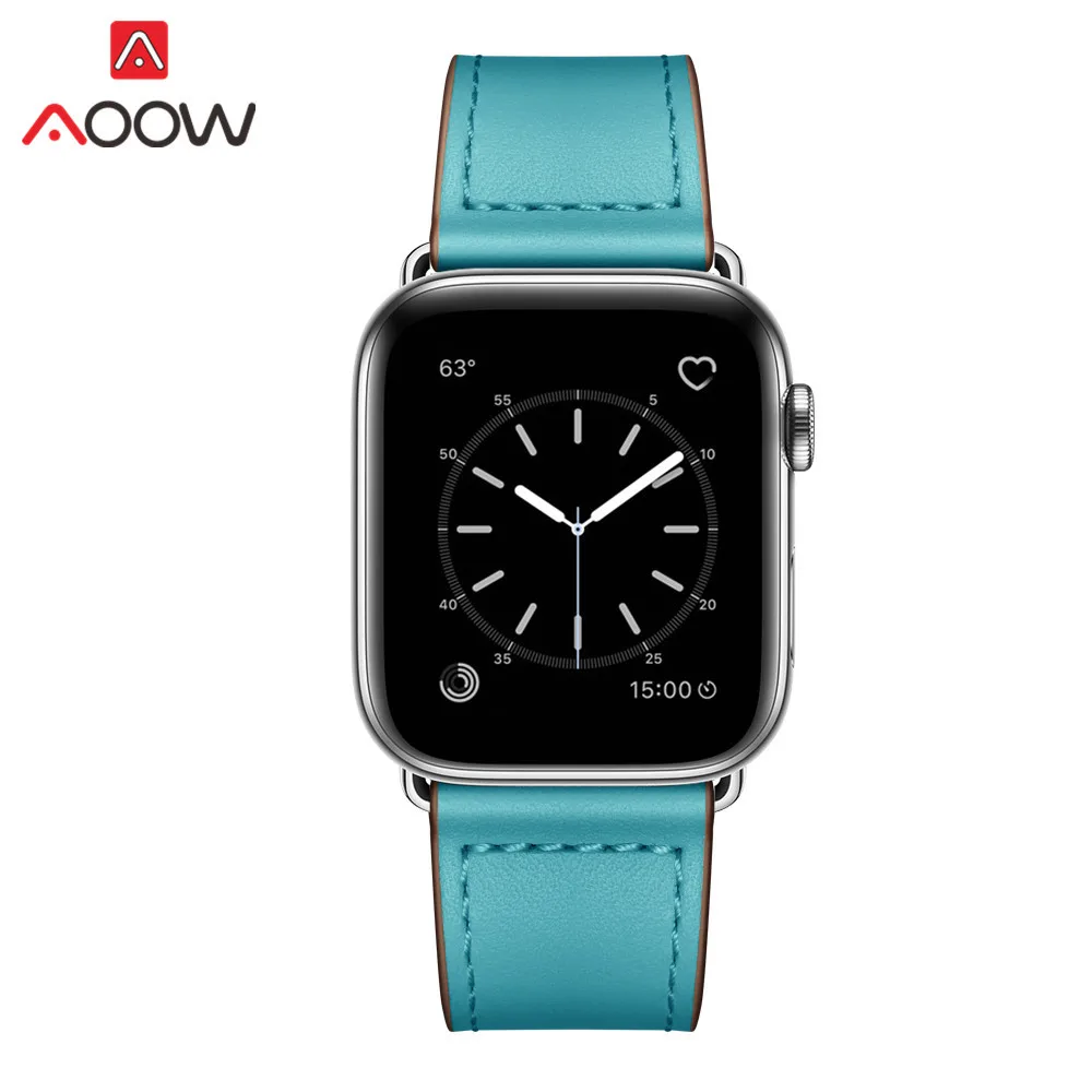 Ремешок-Петля из натуральной кожи для часов Apple Watch 38 мм 42 мм 40 мм 44 мм браслет-ремешок для часов Карлос Корреа аксессуары для iwatch 1 2 3 4