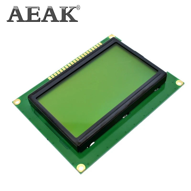 Графический модуль с ЖК дисплеем для arduino raspberry pi 12864 128x64 Dots зеленого цвета