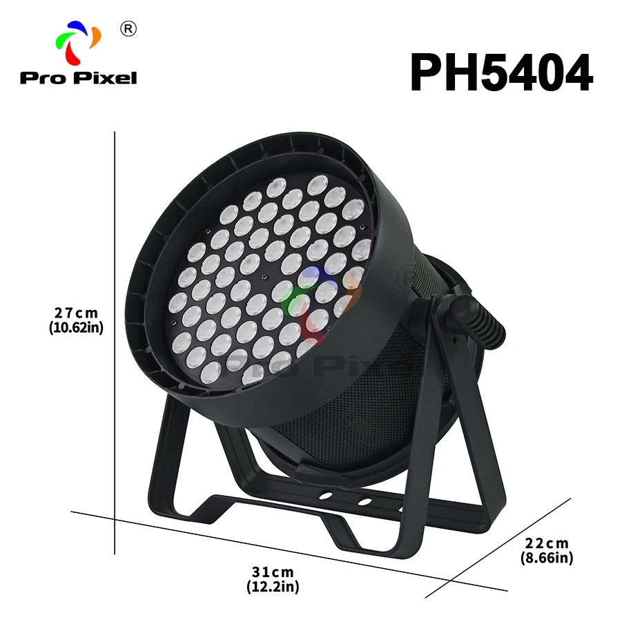 1pcs Indoor par light 54x4W RGBW CREE LED PAR Can die-casting aluminum for Wedding Church Party Music Live Show Club dj stage | Лампы и