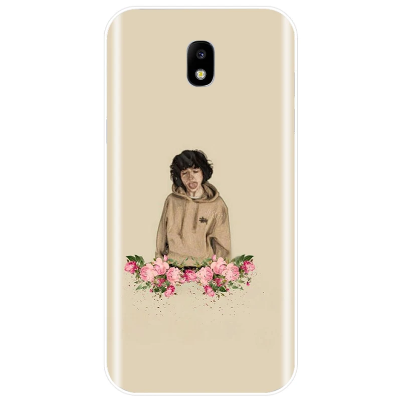 ТВ увлажняющим эффектом марки The Finn Wolfhard очень странные дела крышка ТПУ чехол для телефона для samsung Galaxy J3 J4 J5 J6 J8 J5 J7 J5 J7 - Цвет: T19081202-12.jpg