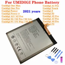 New UMIDIGI Original Battery For UMI Umidigi F1 Play F2 A9 A7 A5 A3 A1 Pro Z2 Z Touch One Max One Pro Power 3 S2 Pro Lite S3 Pro