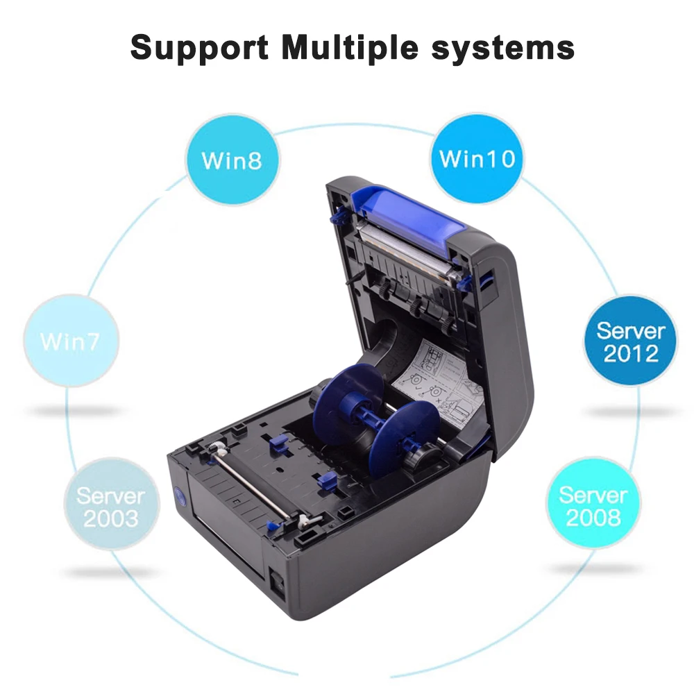 2 в 1 принтер штрих кода для этикеток и чеков|Принтеры| |