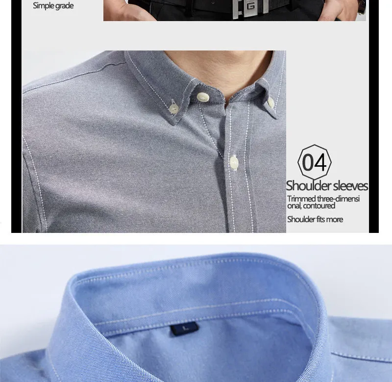 019 Мужская рубашка Весна Осень Повседневная рубашка с длинным рукавом мягкая удобная облегающая стильная рубашка мужская одежда рубашки удобная одежда