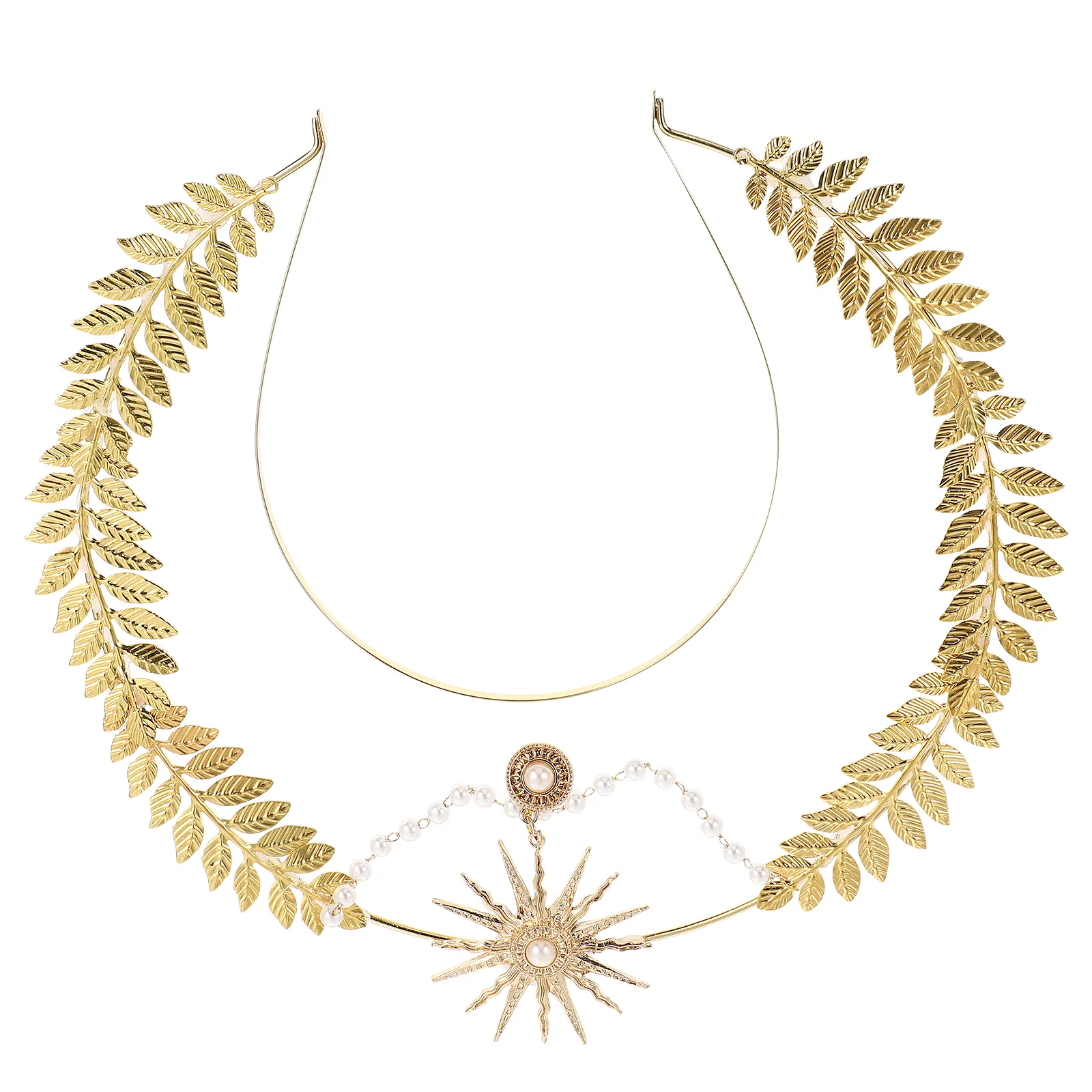 

1 шт. повязка на голову с золотым необработанным ореолом, декоративный аксессуар для волос, изящный фотореквизит