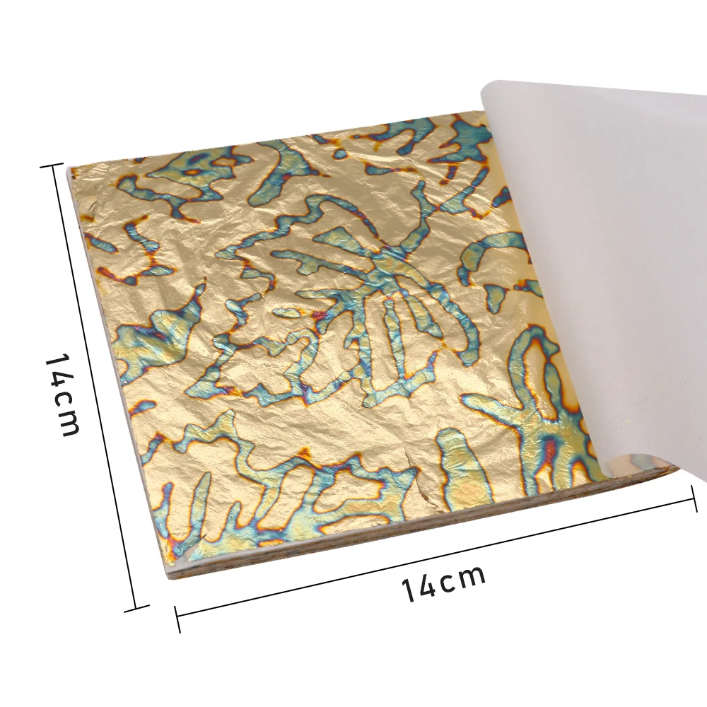 Разноцветные листья золота кленовый лист 50 шт/буклет 14 см * для искусства