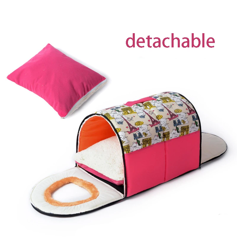 Кроватка для домашних питомцев Bone теплая постельное белье маленьких средних и