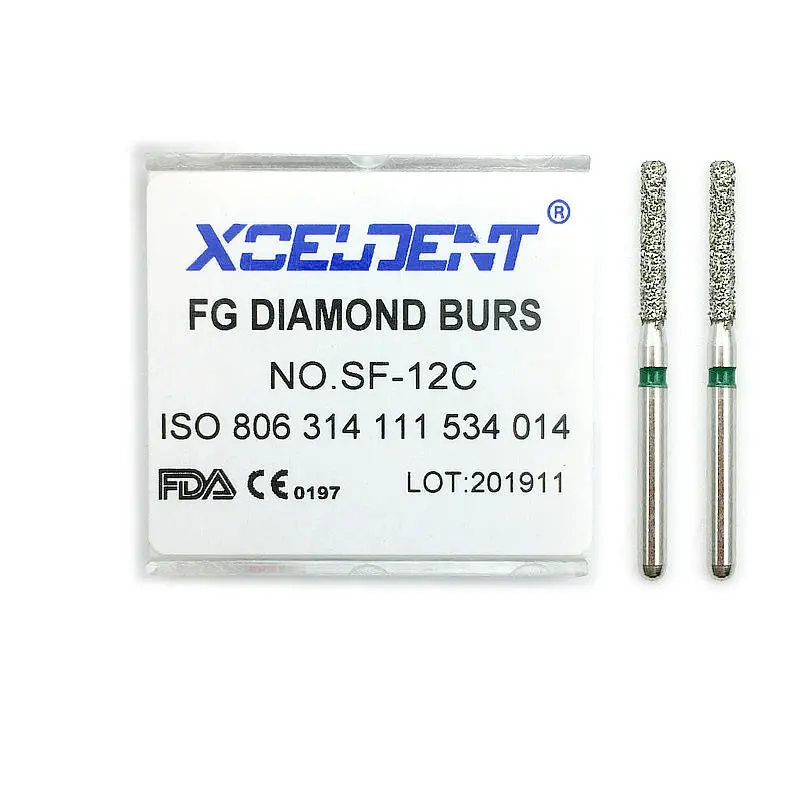 10 шт./кор. Стоматологические алмазные боры дрель полировка сглаживание