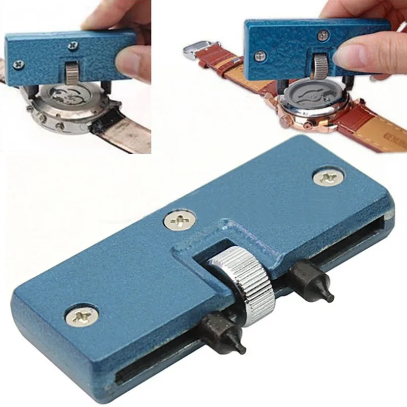 

Two-Foot Large-Diameter Meter Alloy Cover Remover Watch Back Case Opener Screw Wrench Repair Tool Kit 1Pcs watch repair