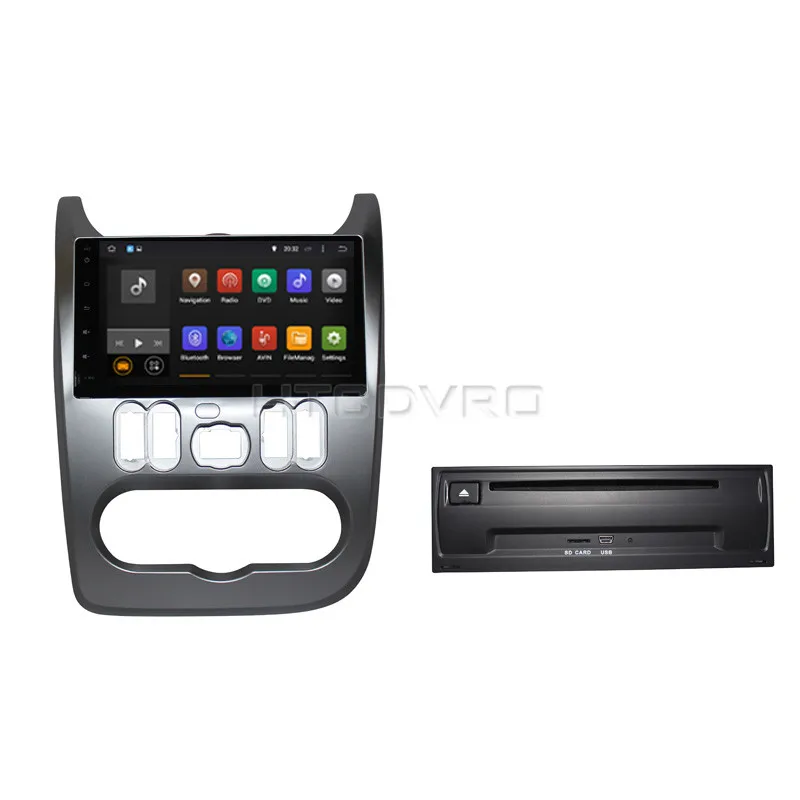 YMODVHT 9 дюймовый Восьмиядерный 4 Гб + 32 ГБ Android 0 автомобильный DVD плеер для Renault