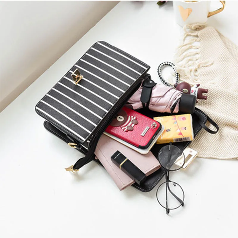 2019 новая сумка тоут поставляется с выдуманной полосатой сумкой которая