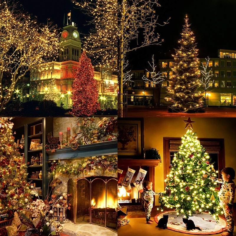 

Xmas Outdoor christmas lights led string lights 100M 10M 5M Luces Decoracion fairy light holiday lights lighting tree garland