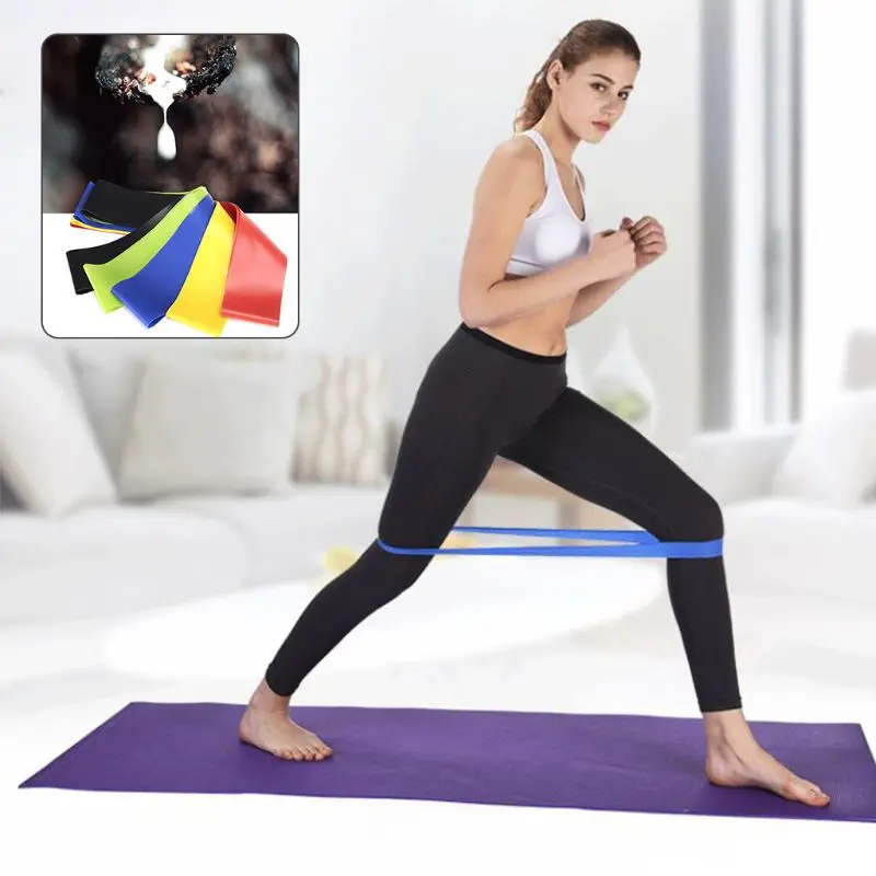 Латексные Эспандеры для упражнений на ногах ягодицы тренировки фитнеса йоги