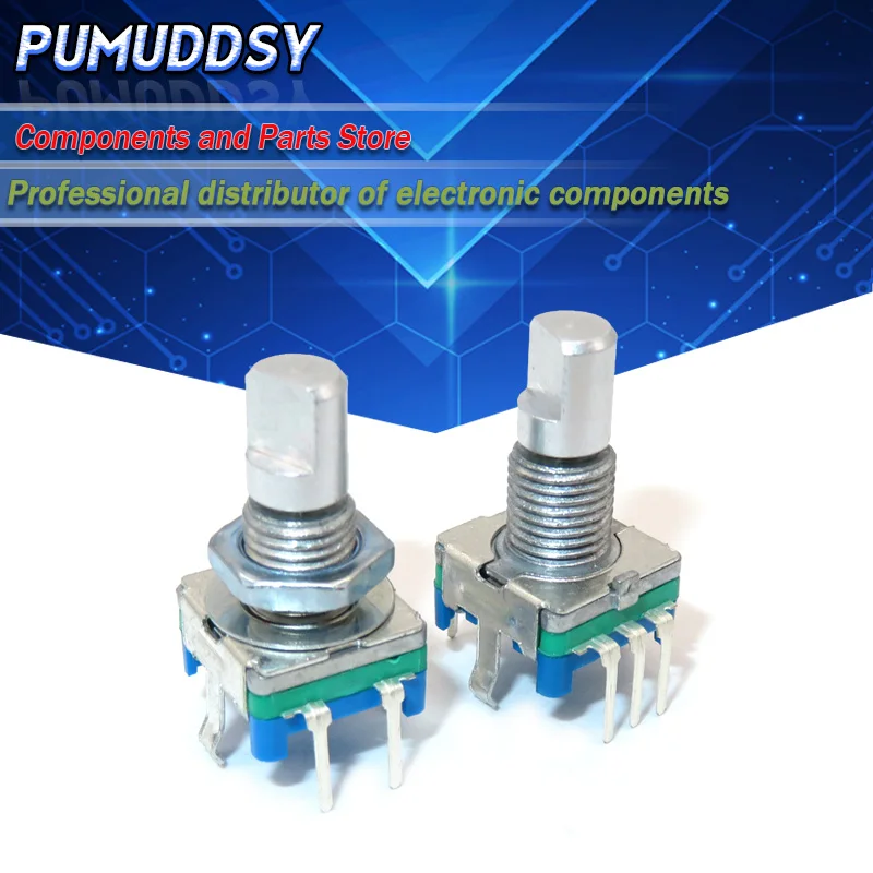 5 шт. полуосевой Поворотный энкодер Длина ручки 15 мм кодовый