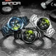 SANDA Men Design Rim Wheel Watch Super Car Rim Wheel Waterproof Creative Stainless Steel Men Watch Relogio Masculino Other Image