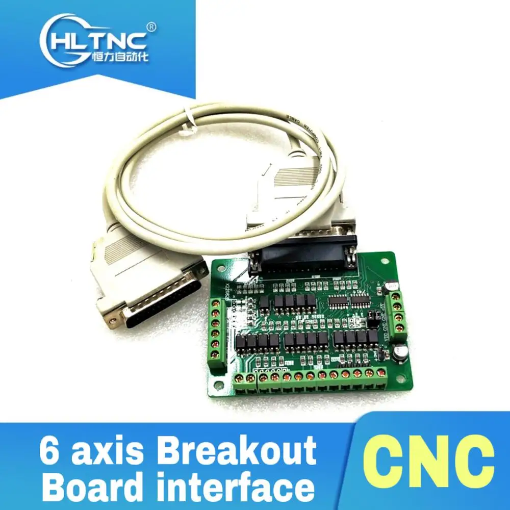 1 * CNC 6 осевой адаптер интерфейса коммутационной платы параллельный кабель