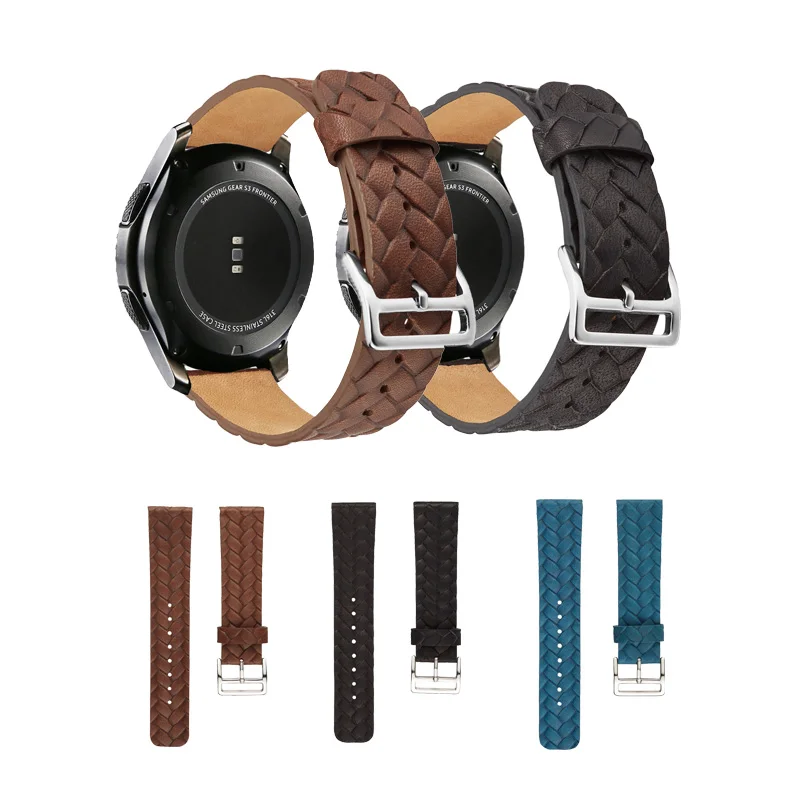 

Ремешок кожаный для samsung galaxy watch 46 мм 42 мм, браслет для samsung gear s3 frontier band, samsung galaxy watch 42 мм