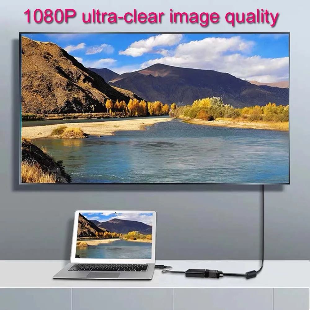 

Big DP to VGA Displayport adapter cable