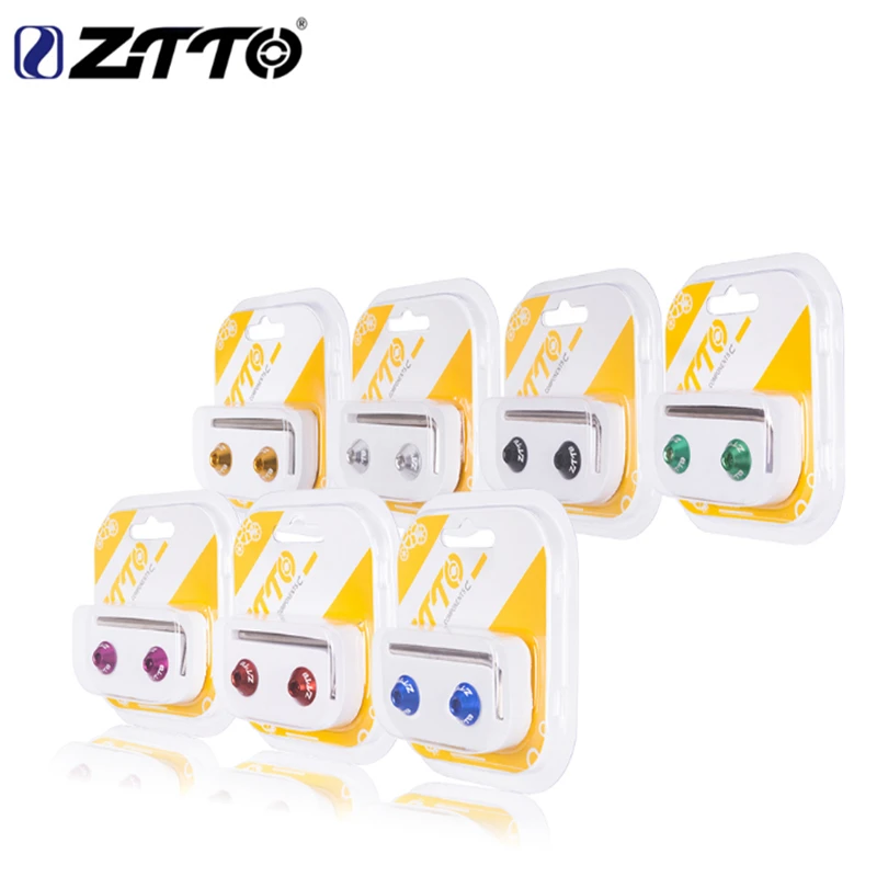 

1pair ZTTO Water Bottle Cage Ultra Light 7075 AL hex socket screws M5*10mm cylinder head bolt cup
