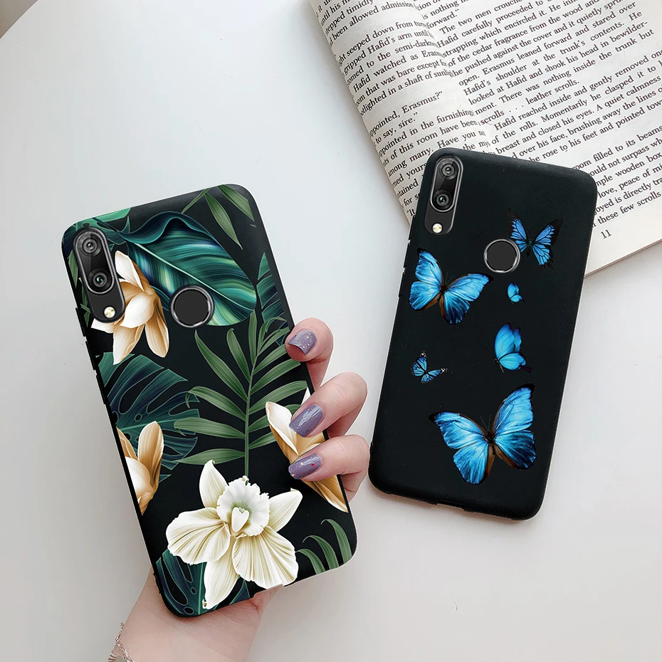 y7 2019 case daisy flower back cover for huawei y7 2019 dub lx1 silicone fundas soft tpu phone case for huawei y7 y 7 2019 coque free global shipping