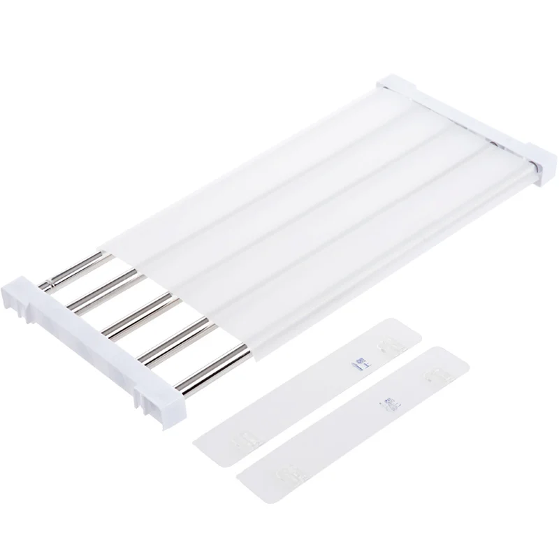 Выдвижной стеллаж для гардероба многоярусный держатель кухни органайзер