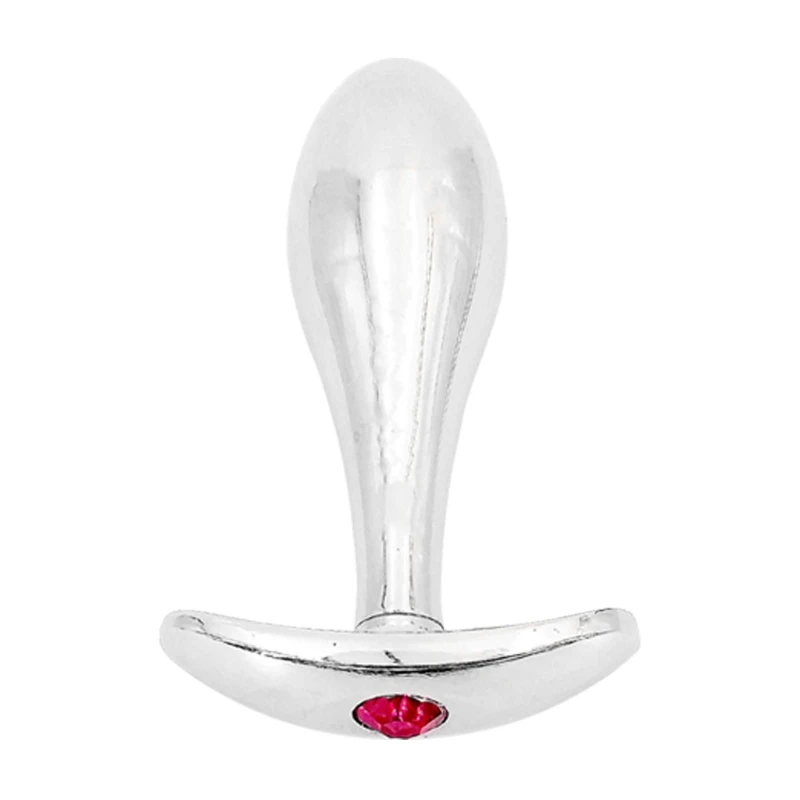 Капля воды изогнутый металлический ручной захват Анальная пробка расширитель