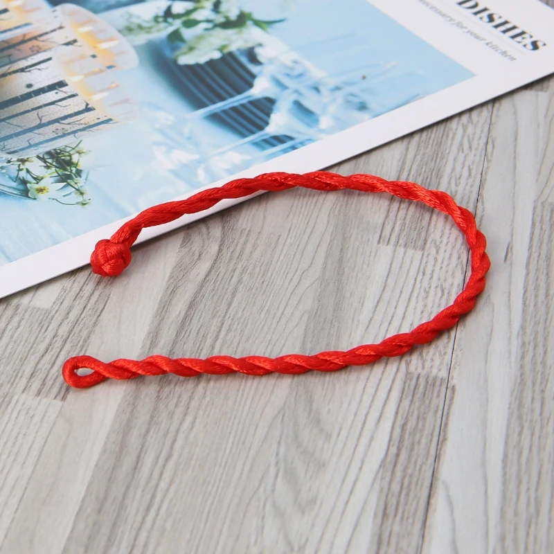 

100PCS Red String Kabbalah Bracelets Ethnic Red Rope Lanyard Accessory Jewelry 45BC