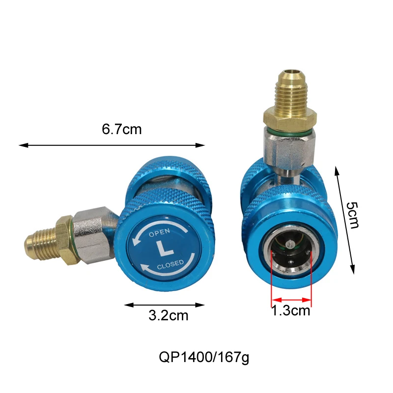 Высококачественный Регулируемый быстроразъемный соединитель R134A для