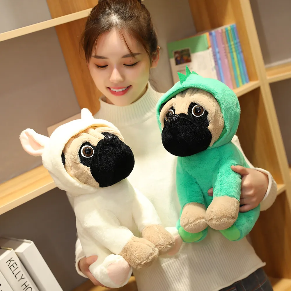Игрушки плюшевые в виде мопса Шарпея игрушки для косплея динозавр кролик слон