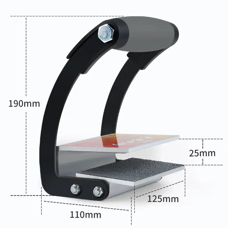 Adeeing 2 25 мм 50 кг тяжелый алюминиевый Панель Перевозчик фанеры ручка для переноски