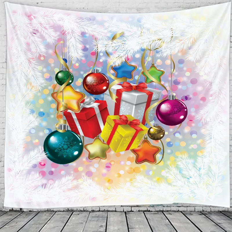 

Christmas Merry Christmas 2020 Tapestry Living Room Bed Room Printing Wall Hanging Wall Art Picnic Mat Multi Print