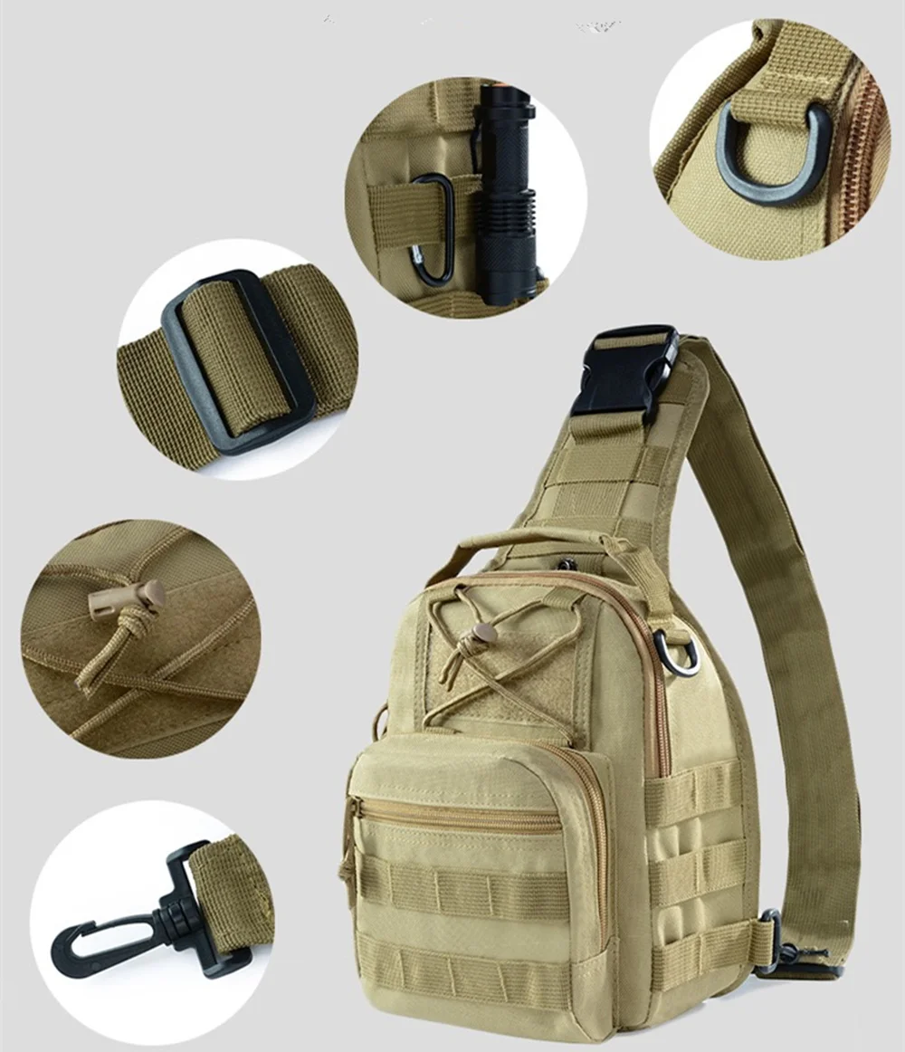 Мужская и женская военная сумка тактические нагрудные сумки унисекс модные