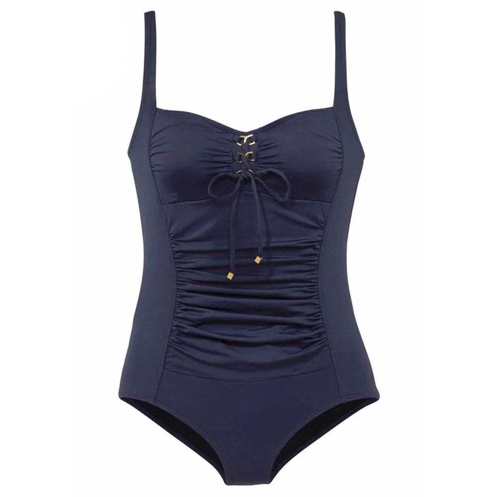 Сексуальный слитный купальник женский большого размера в стиле ретро купальный