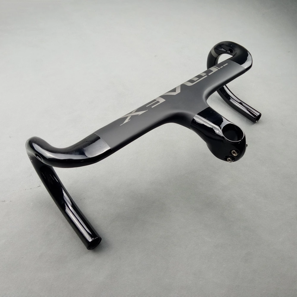 Цена УГЛЕРОДНЫЙ руль из углеродного волокна велосипедный руль UD дорожный велосипед аксессуары Интегрированный руль